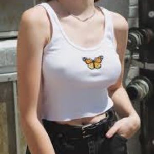 AUTHENTIC brandy Melville butterfly tank